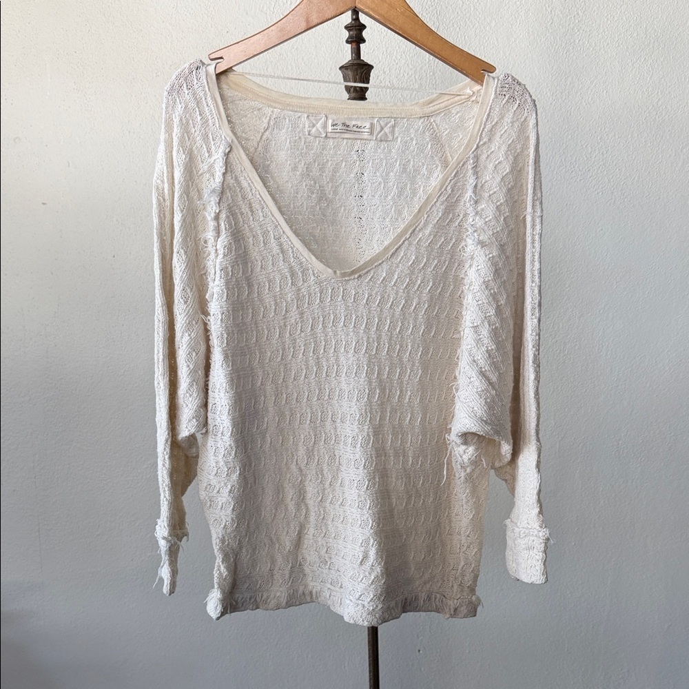We The Free Slouchy Knit Sweater Womens Large - Picture 1 of 3